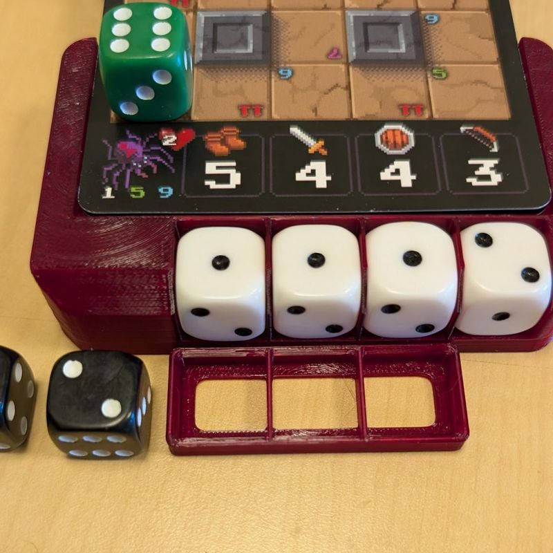 One Card Dungeon Box Insert and Playfield by QMason | Download free STL ...