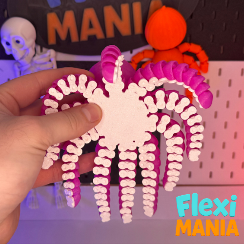 Flexi Octopus | Print-in-Place Articulated Octopus – No Supports Needed — miniatura 3