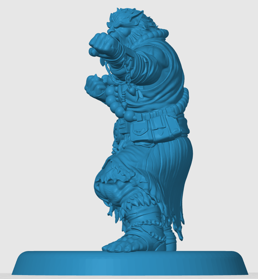 Miniatura 2 do modelo 3D Bugbear Monk