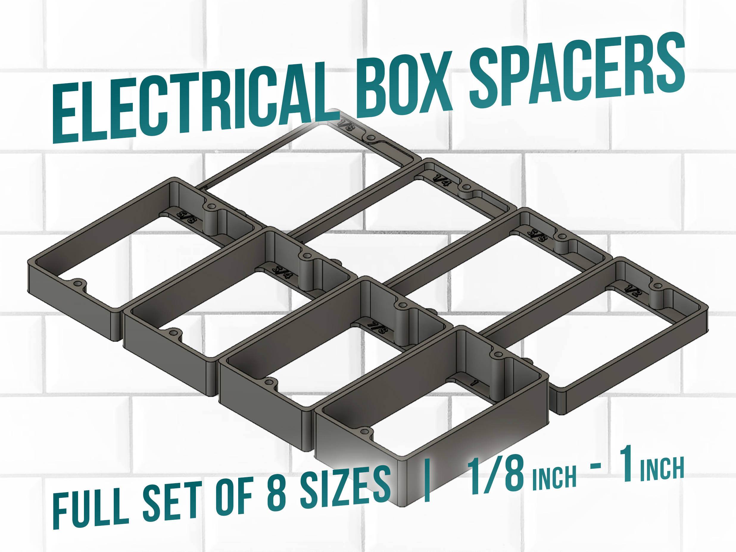 Electrical Box Spacers  |  Full Set