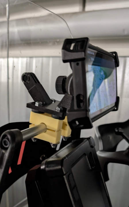 Smartphone holder replacement baseplate 3.1 incl. GoPro-Mount