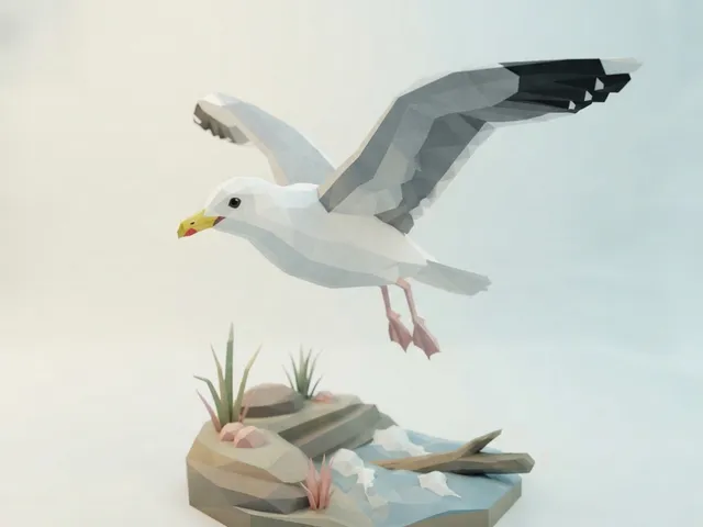 Low Poly Seagull