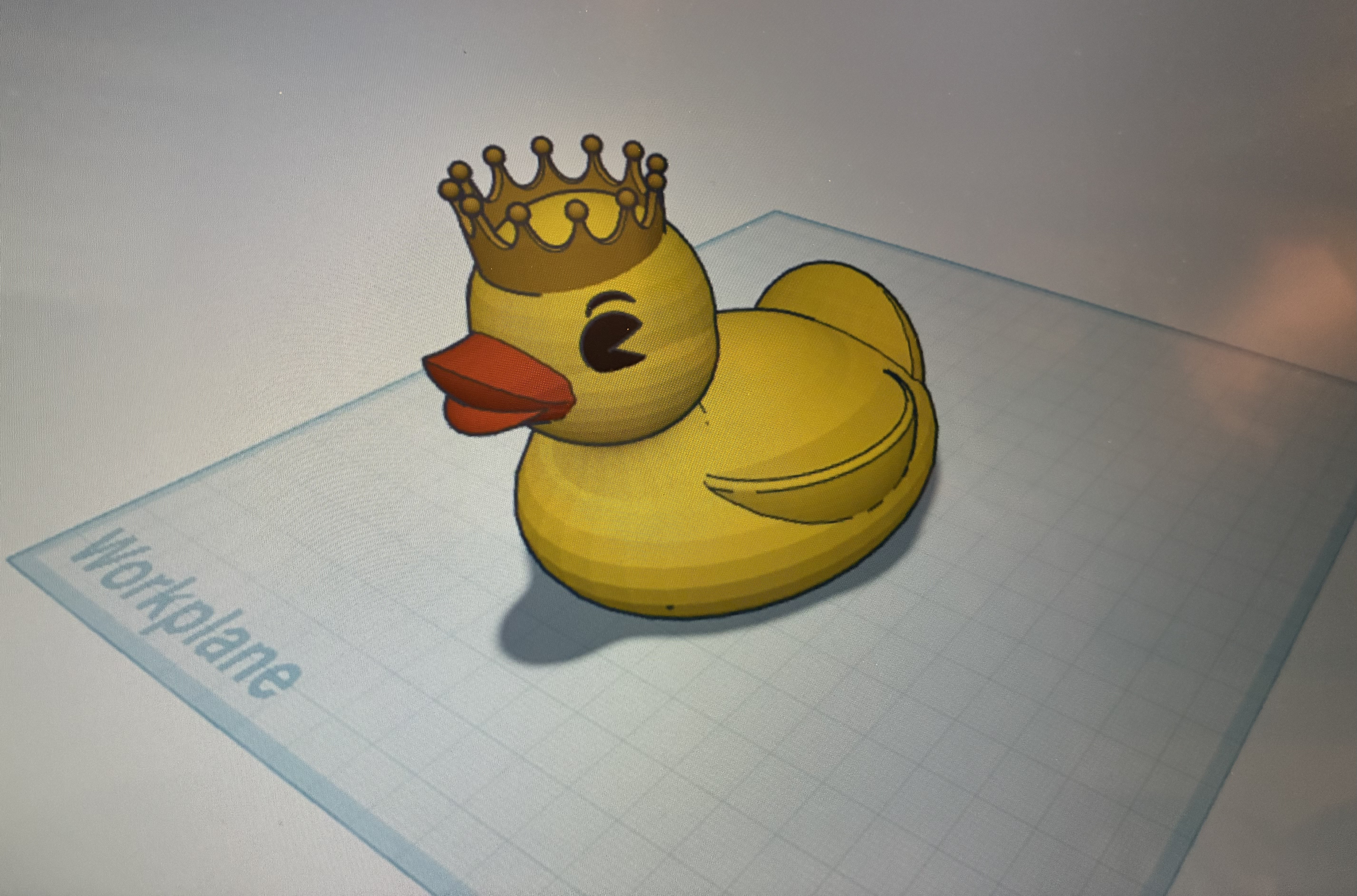 Duck with Crown