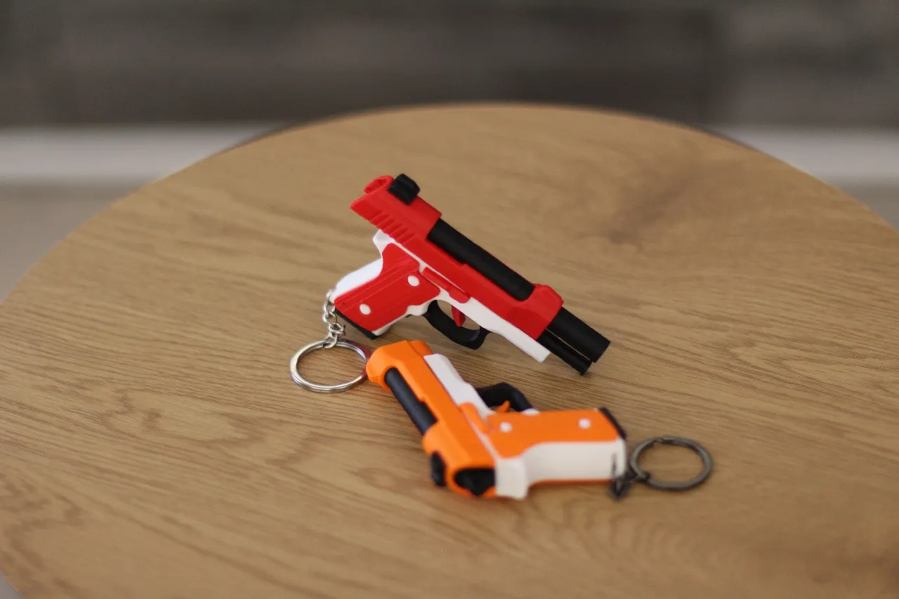 Beretta M9 Fidget Keychain – Slide-Action Toy by MILITECH