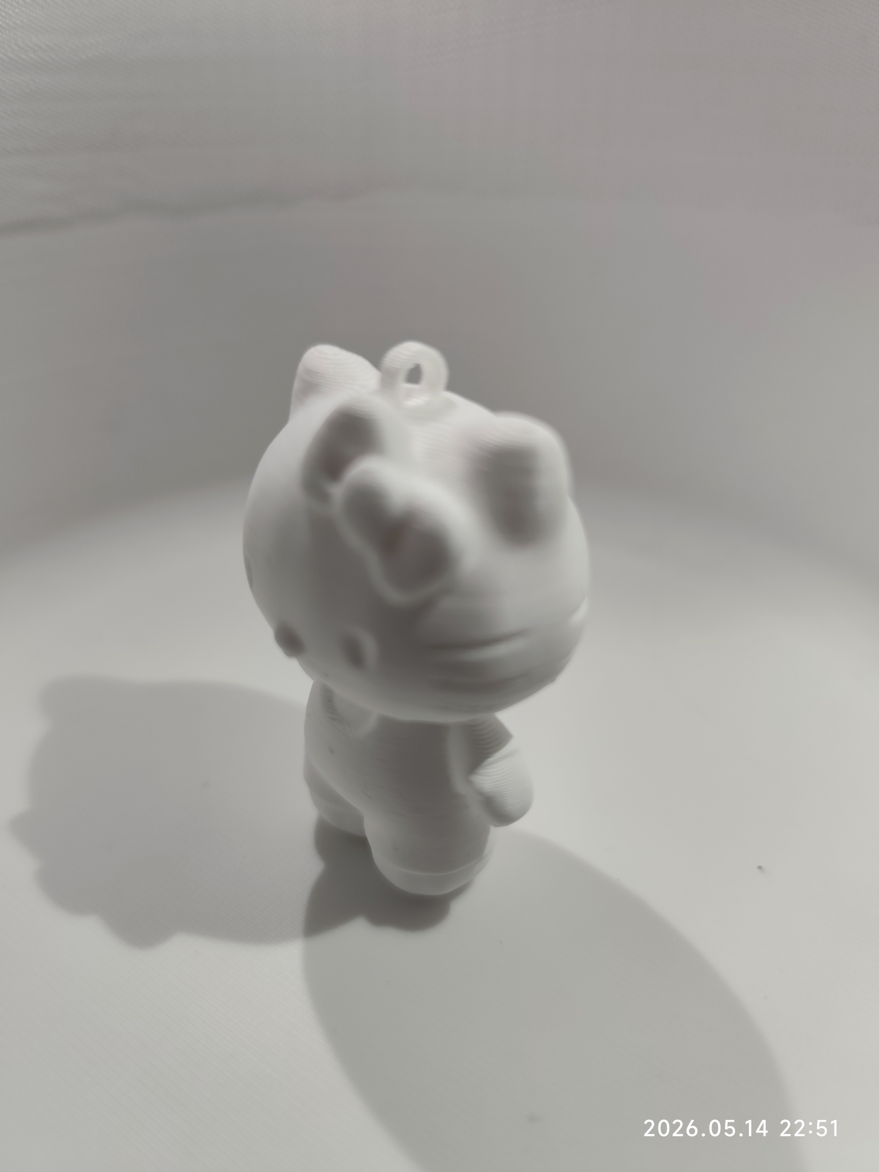 Miniatura 3 do modelo 3D Hello Kitty keychain
