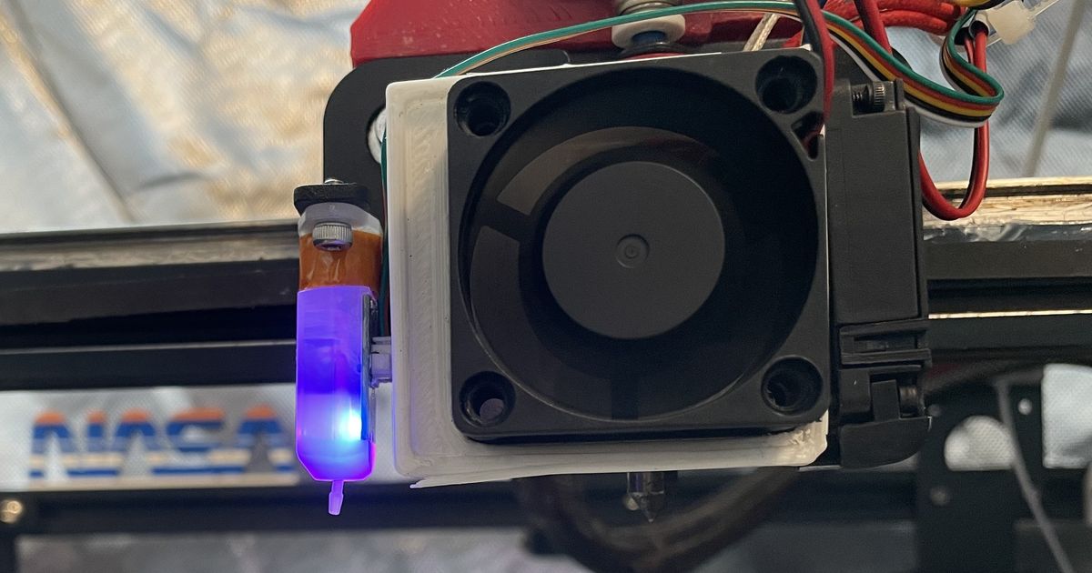 Ender 3/5 4010/4020 Spider v3, Low Profile, High Temp, Fan Shroud
