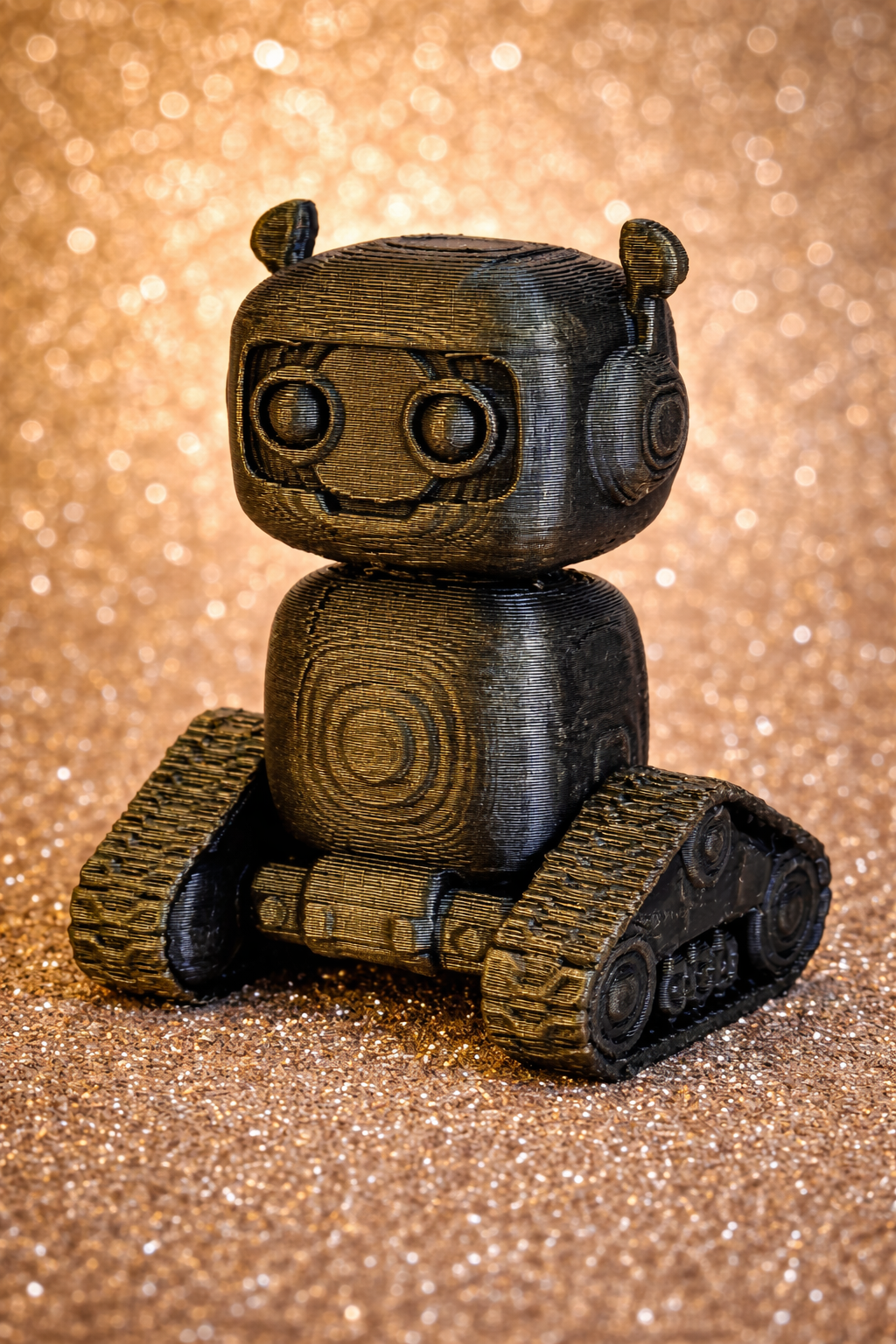 Cute Tank Robot – Stylized 3D Printed Mini Figure 3D model by Roberto Gallocchio