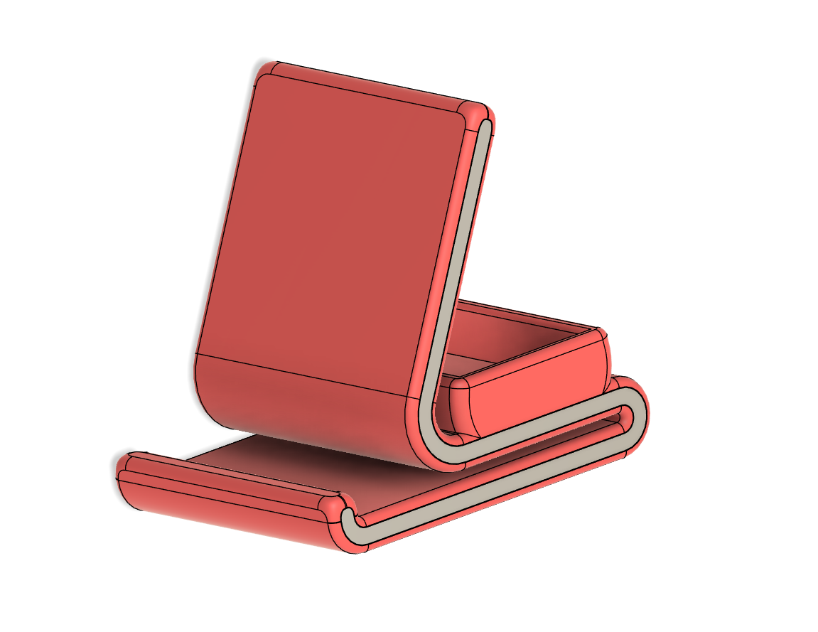 Phone Stand With Storage (No MMU or AMS Needed)