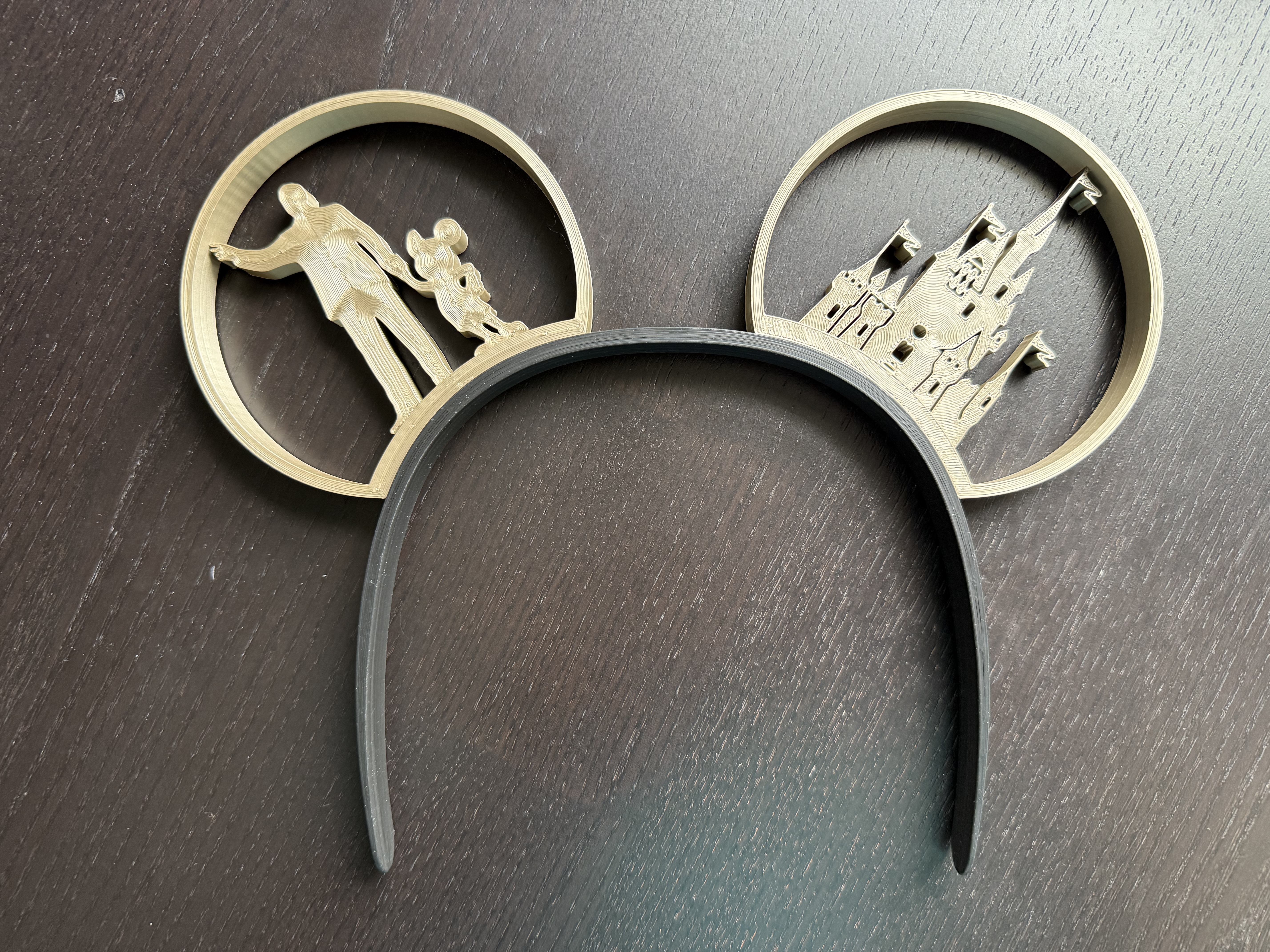 Interchangeable Mickey Ears with Dovetail Connector