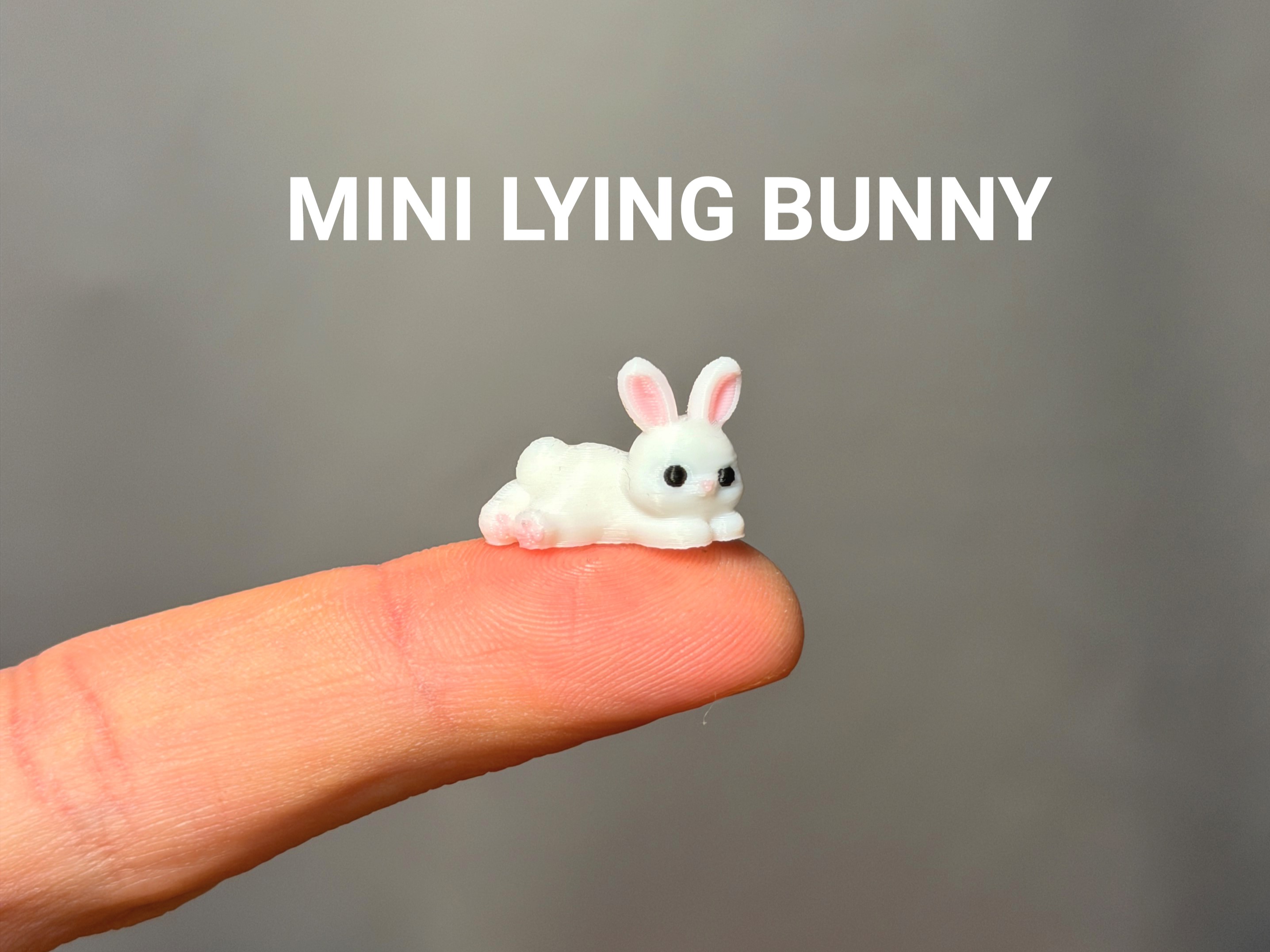 Mini Lying Bunny