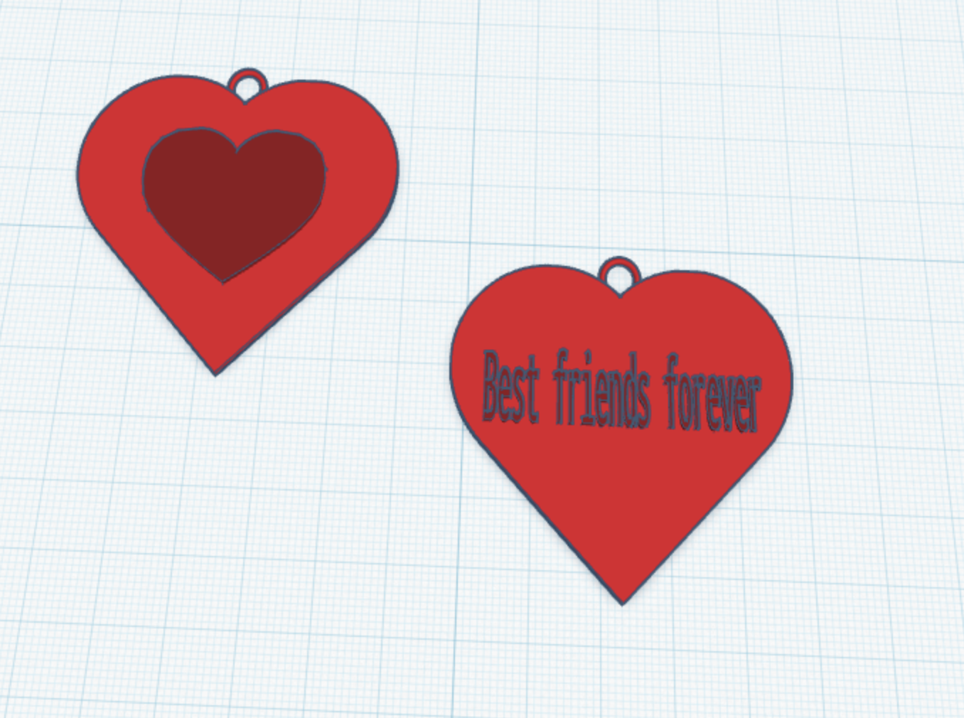 BFF keychain (two types)