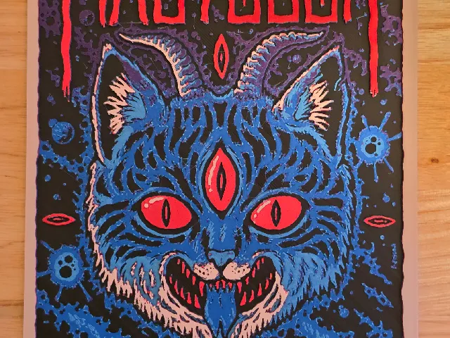 Mastodon Poster HueForge
