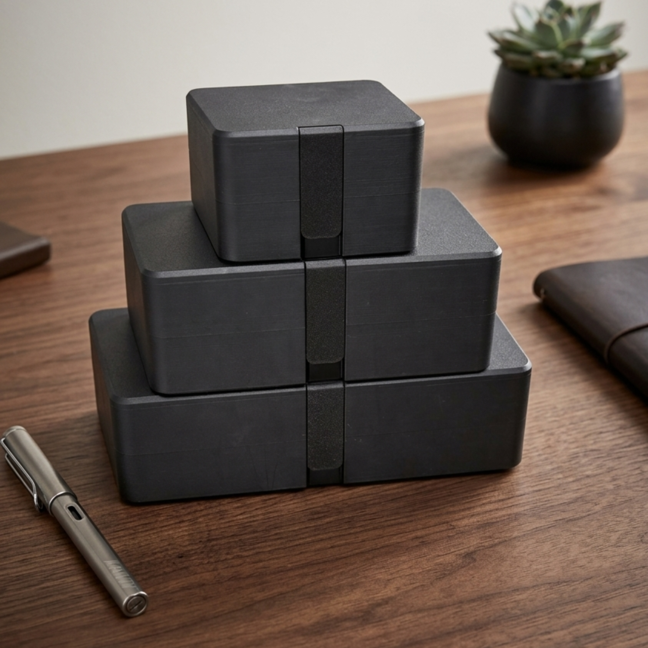 PRINT IN PLACE BOXES / MULTIPURPOSE ORGANIZER BOXES / MODERN HOMEDECOR / OFFICE ESSENTIALS — thumbnail 2