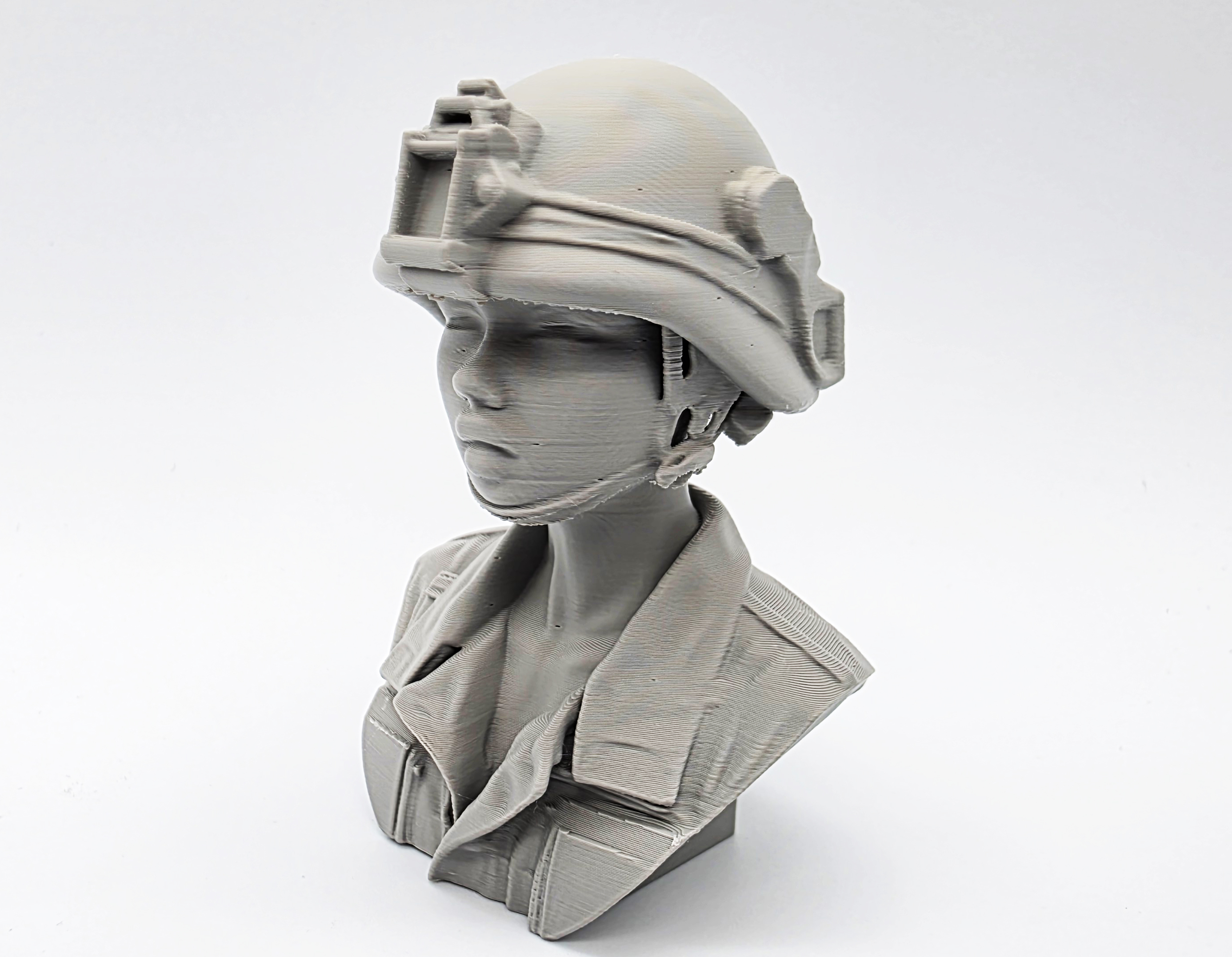Female Army Soldier Bust