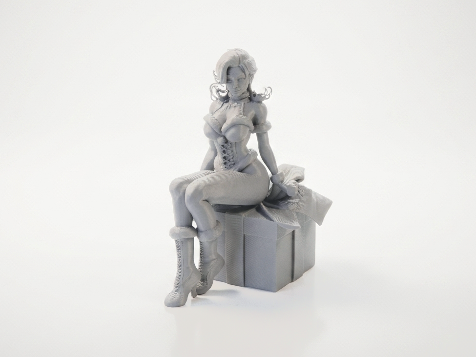 Female Figure Sitting Pose Sculpture 3D Printable