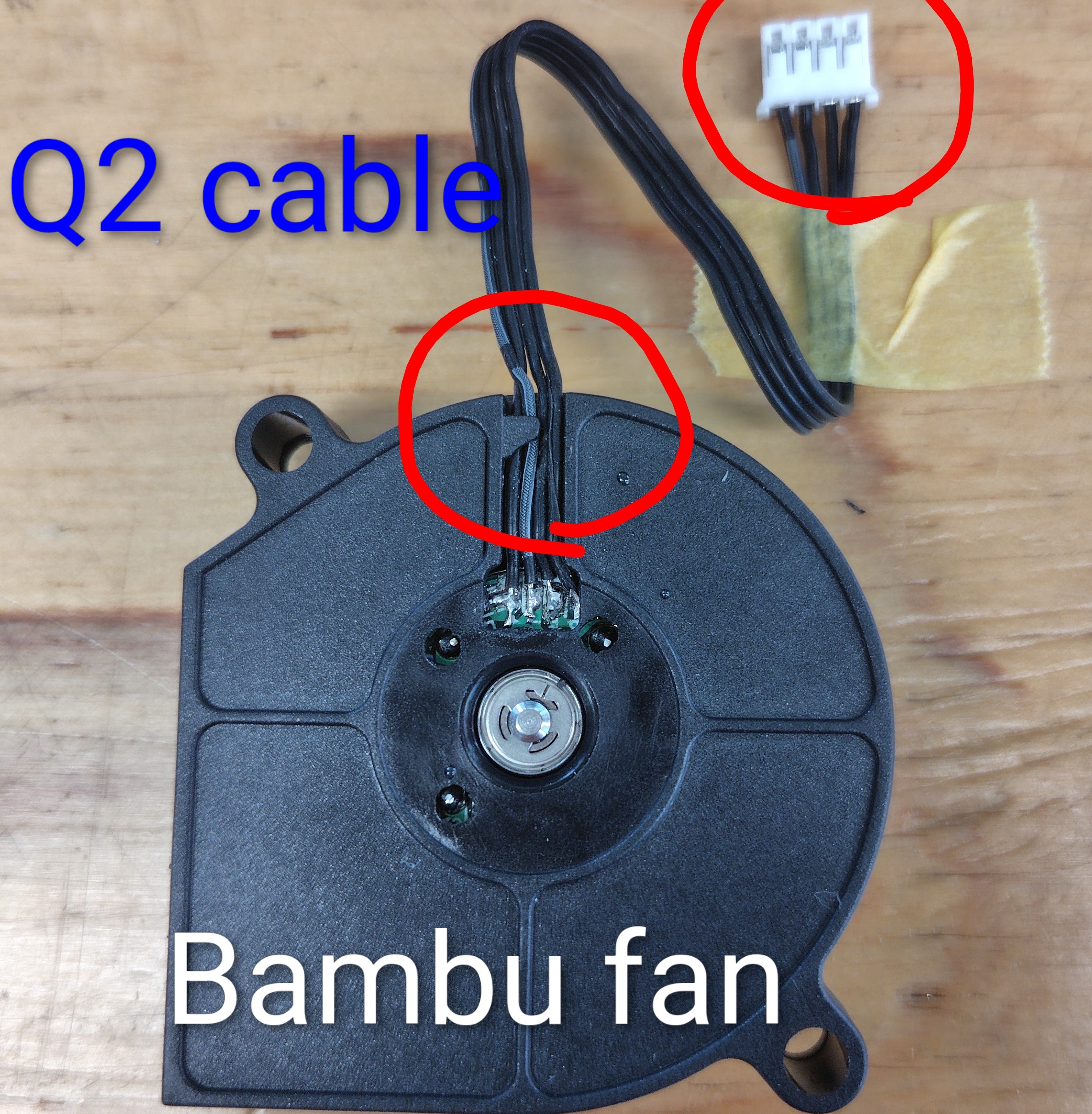QIDI Q2 Part Cooling Fan Upgrade to BambuFan