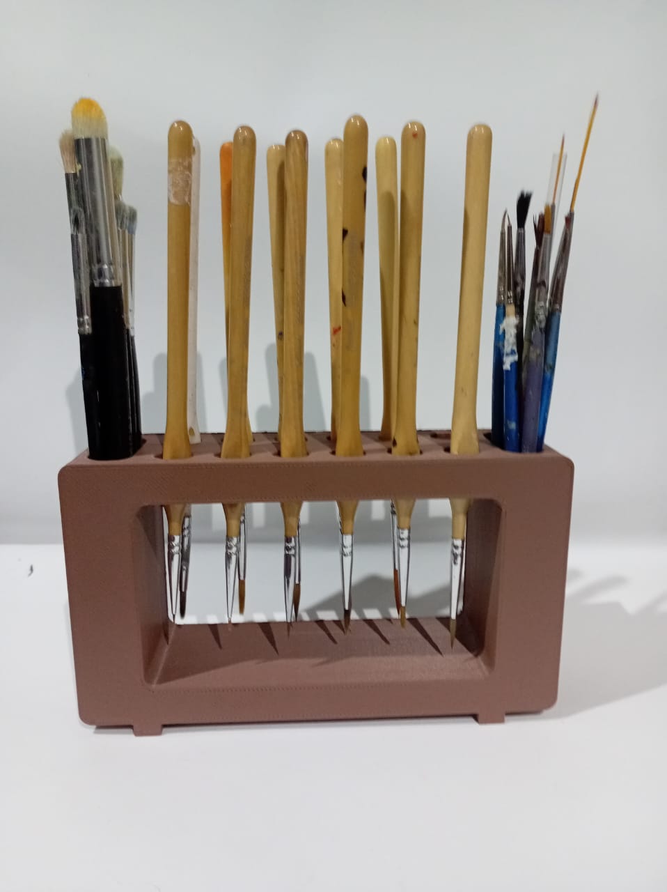 Paint Brush Holder Upside Down