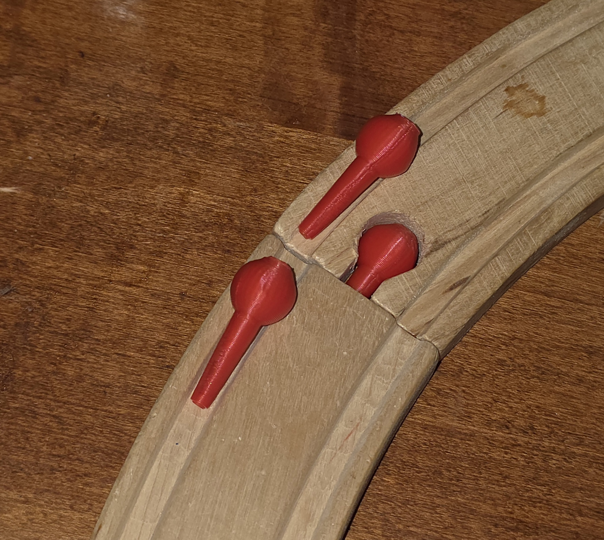 Wooden Track Connection