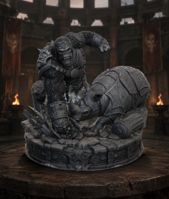 Primal Collision - Gorilla vs Rhino