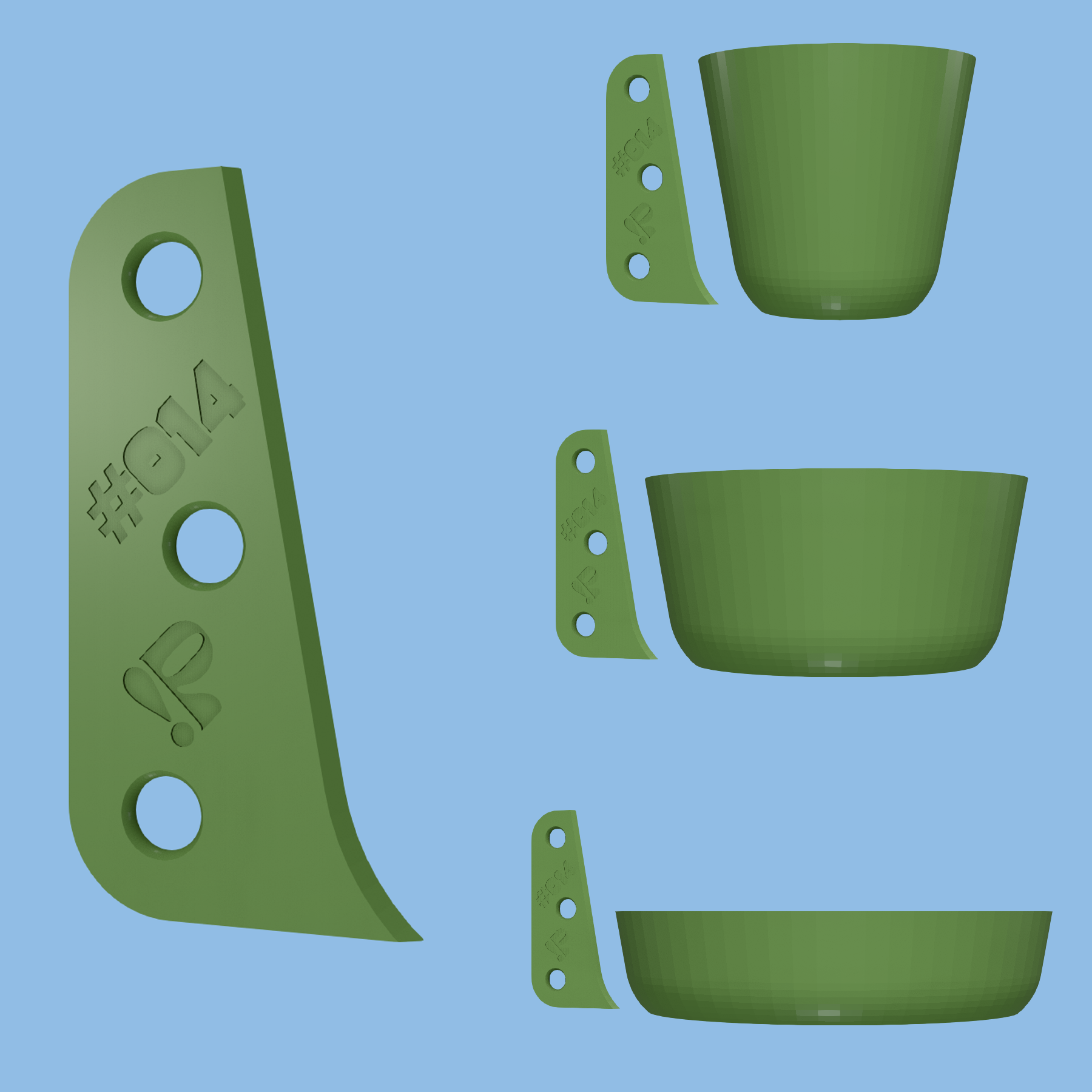 Pottery rib tool #014
