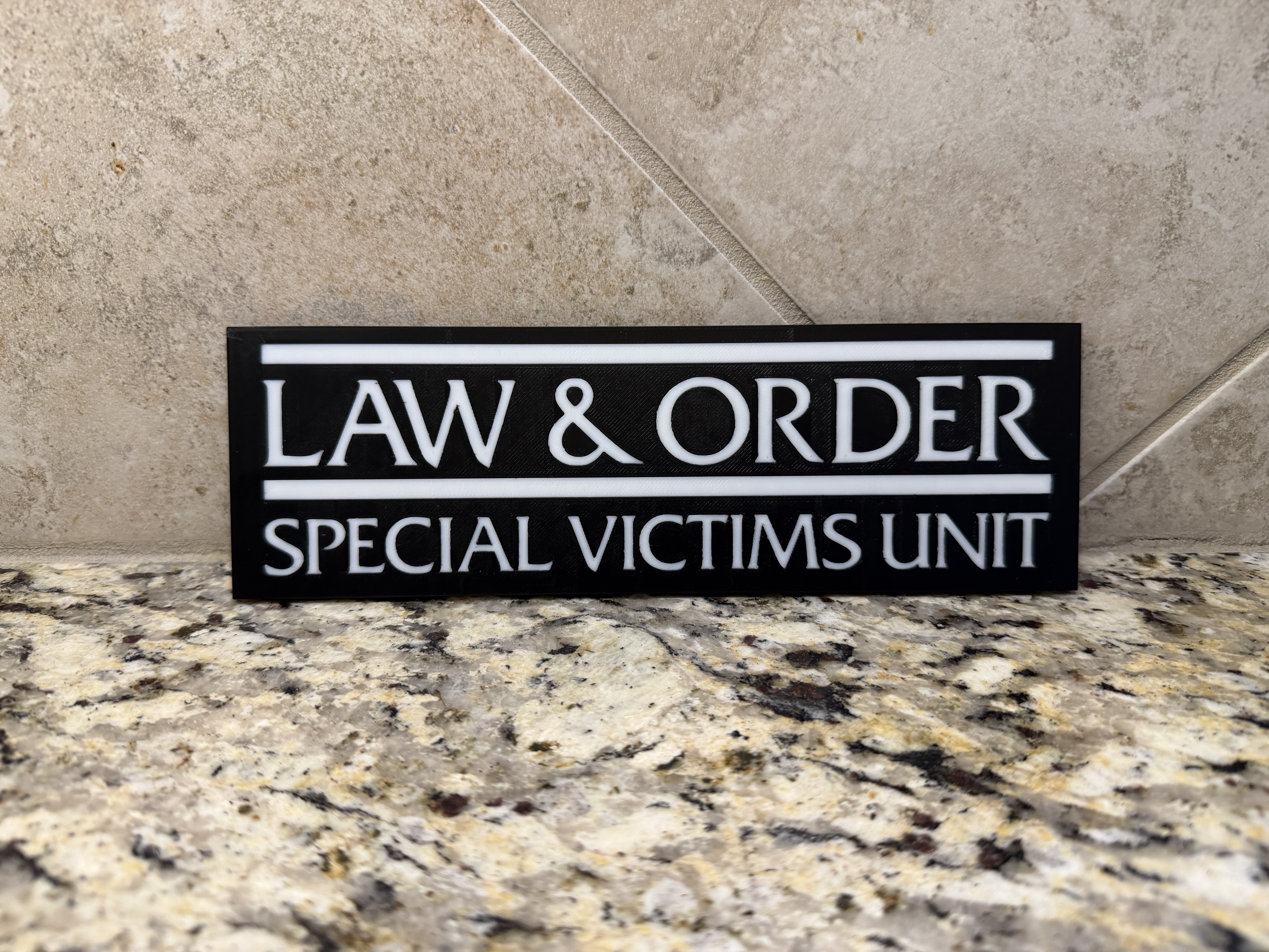 Law & Order SVU sign