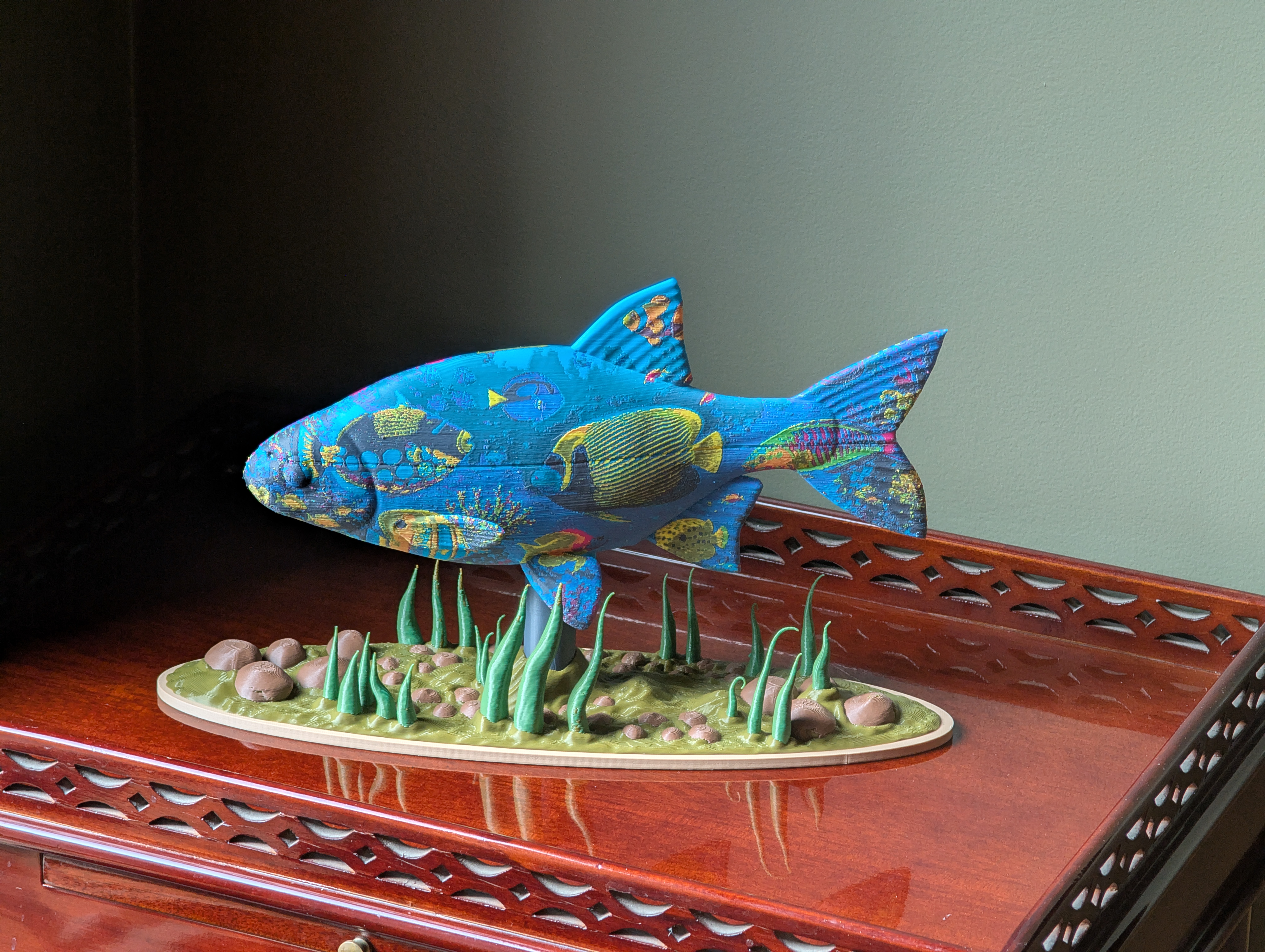 Colorful Underwater Tropical Reef Fish