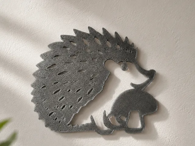 Cute Hedgehog Wall Art