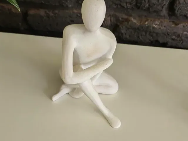 thinking lady