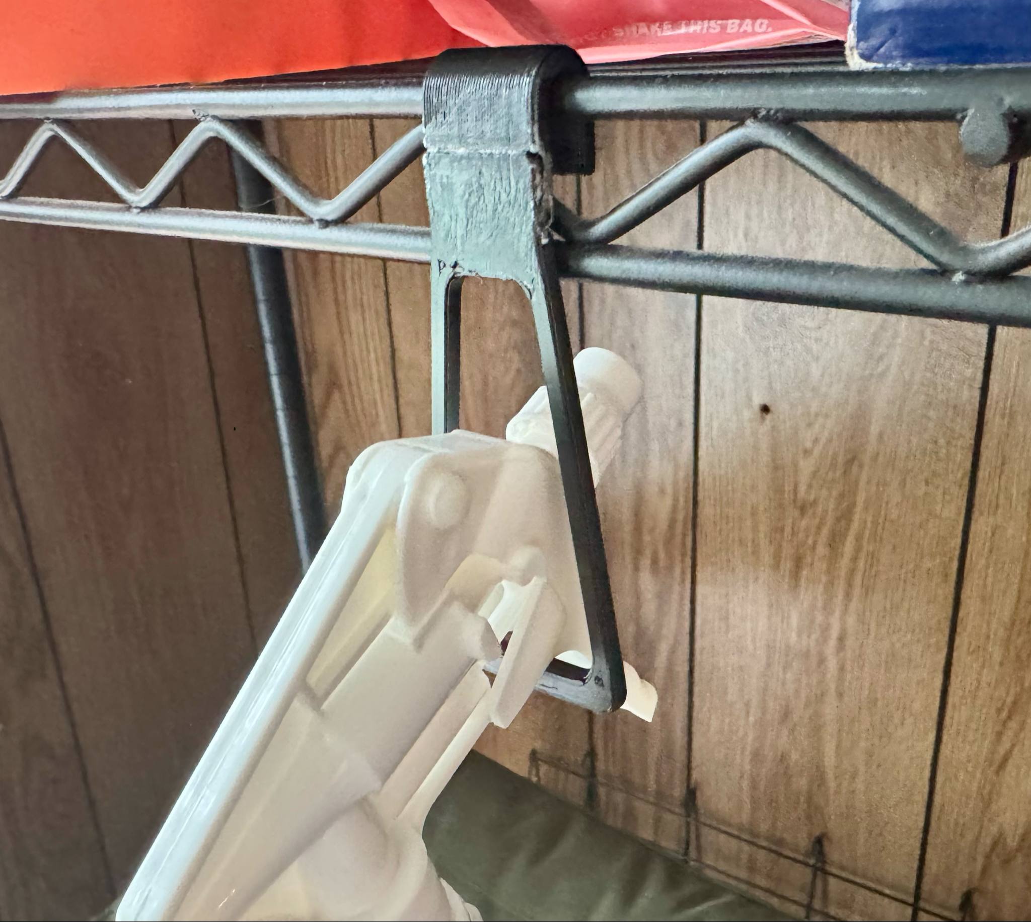 Elongated Spray Bottle Hanger