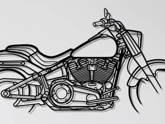 Harley-Davidson Fat Boy Wall Art