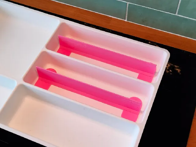 IKEA STÖDJA Space-saving Cutlery tray dividers - Quick and easy print - stodja