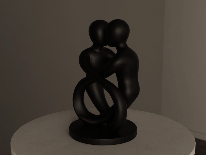 Miniatura 12 do modelo 3D Lovers Intertwined