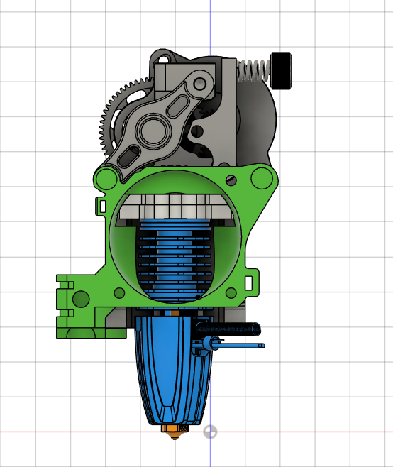 VZ-BOT PINDA 40mm Fan Shroud V6DM/Rapido Hextrudort Plus