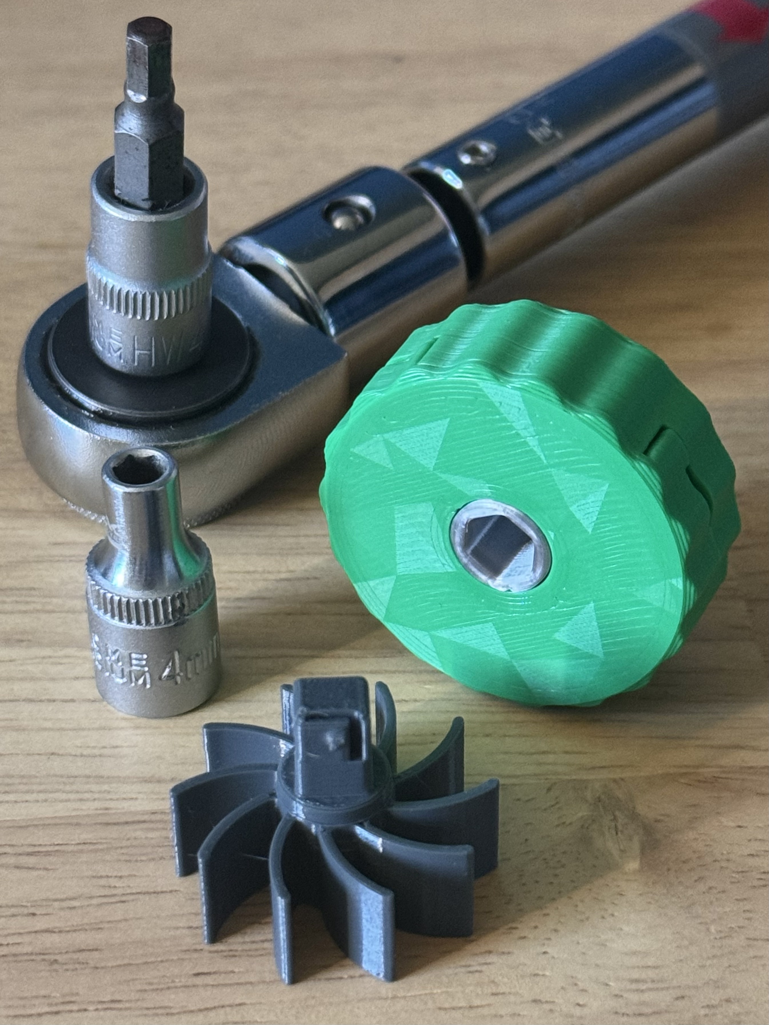 Ratcheting Torque Wrench for Nozzle by Bondtech