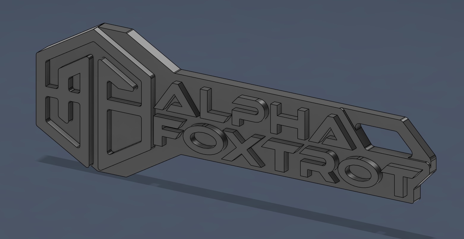 Alpha Foxtrot KeyRING