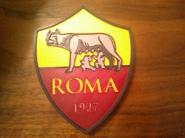 AS Roma Logo Coaster or Palque