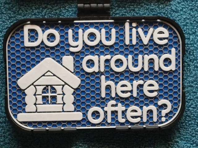 Live here often? sign
