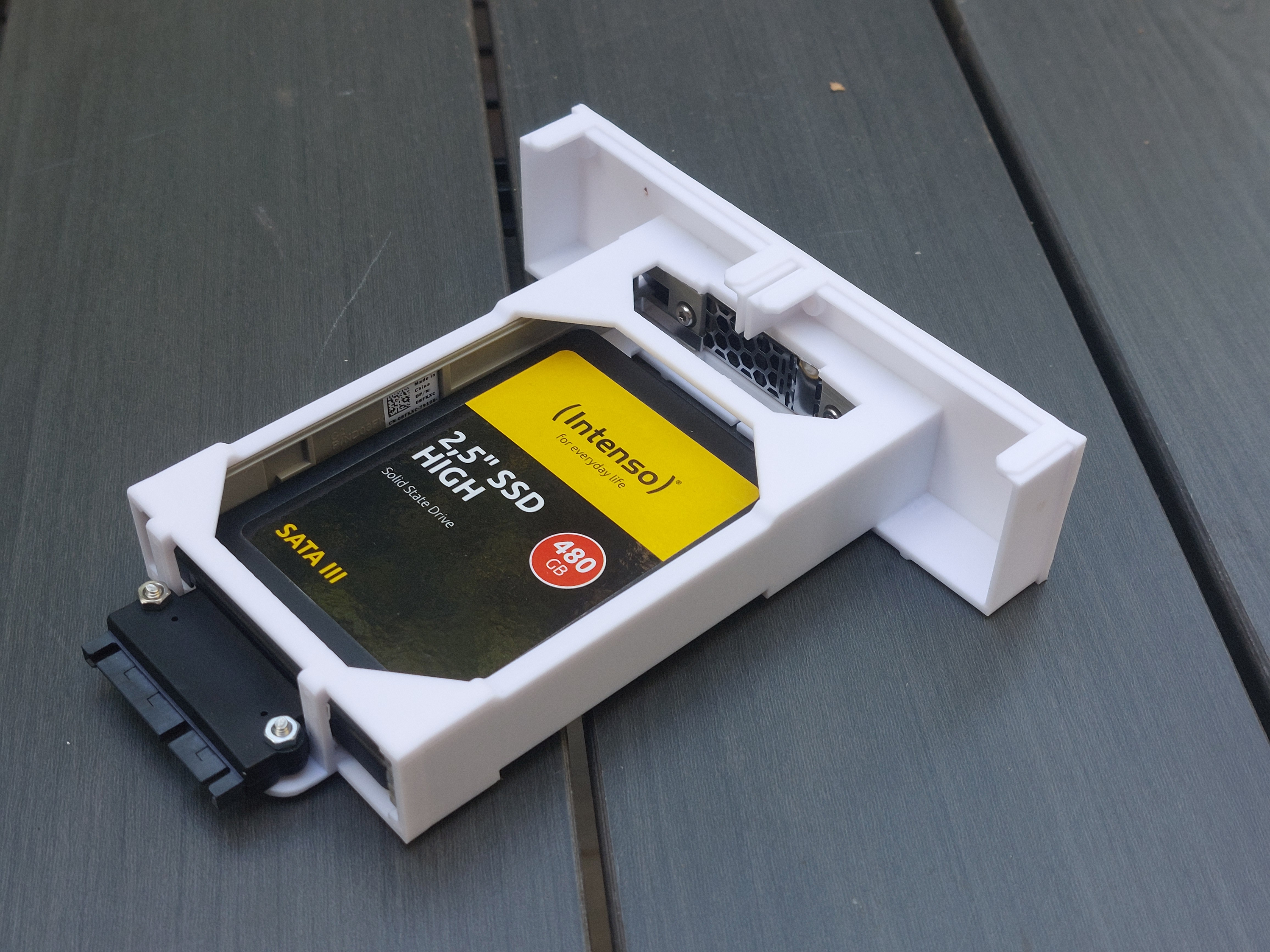 2.5 SSD/HDD Hot swap holder for Modular trays 3D model thumbnail