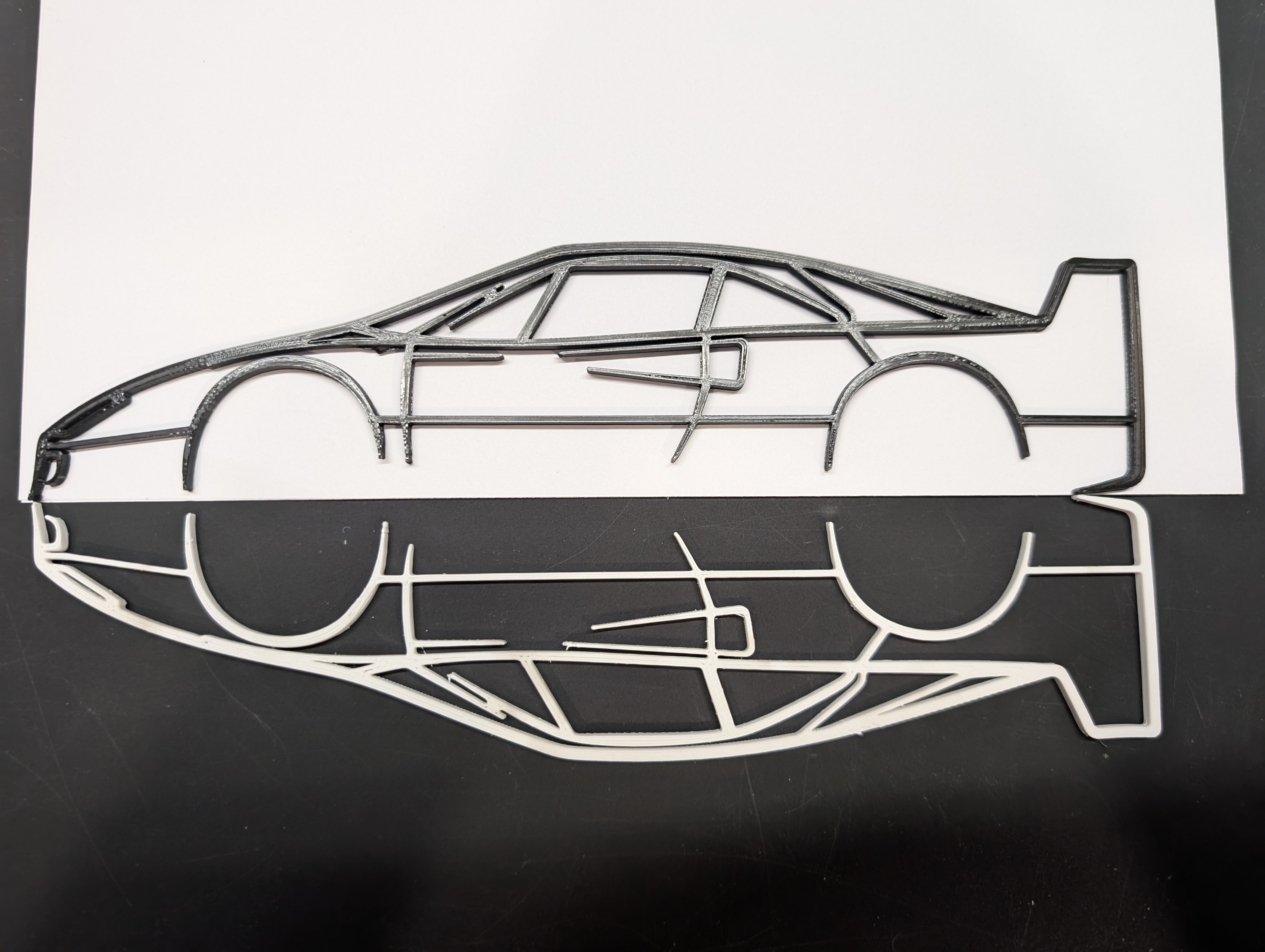 Ferrari F40 Wall Silhouette
