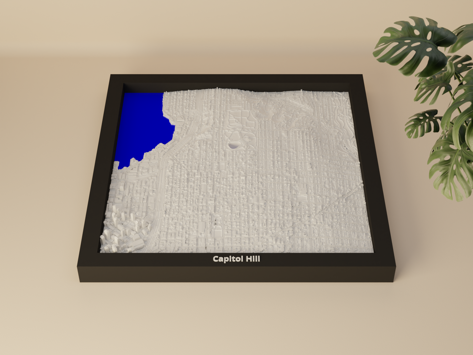 Capitol Hill, United States - 3D Miniature