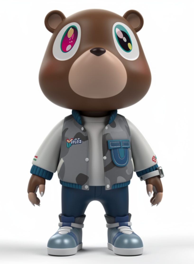 Graduation Bear 3D model
