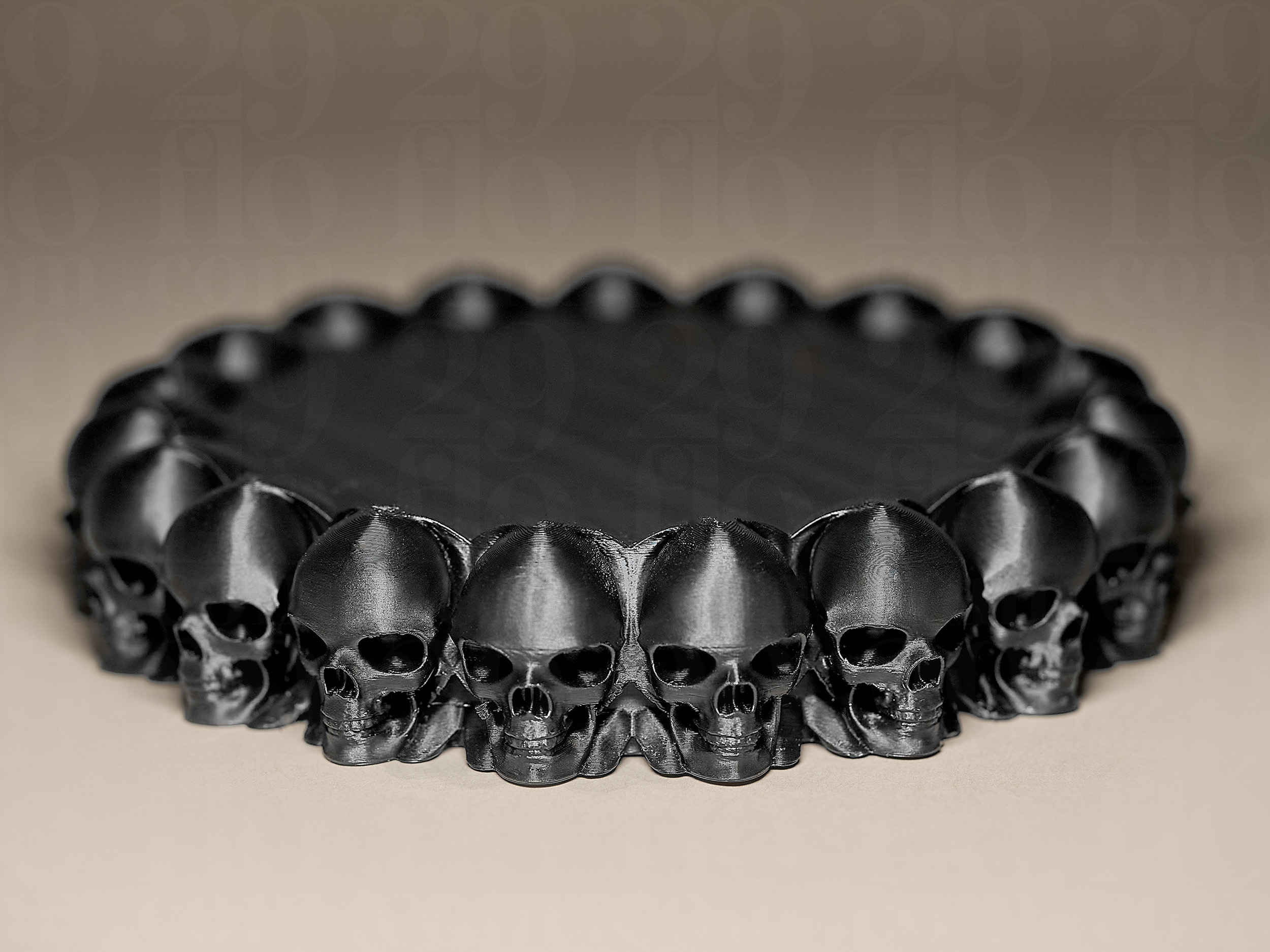 Miniatura 4 do modelo 3D Skull Coaster