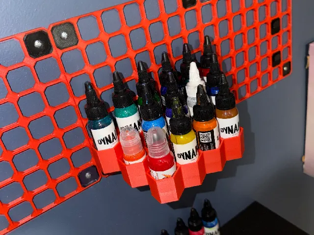 30mm Ink/Paint Bottle Honey Comb openGrid Holder