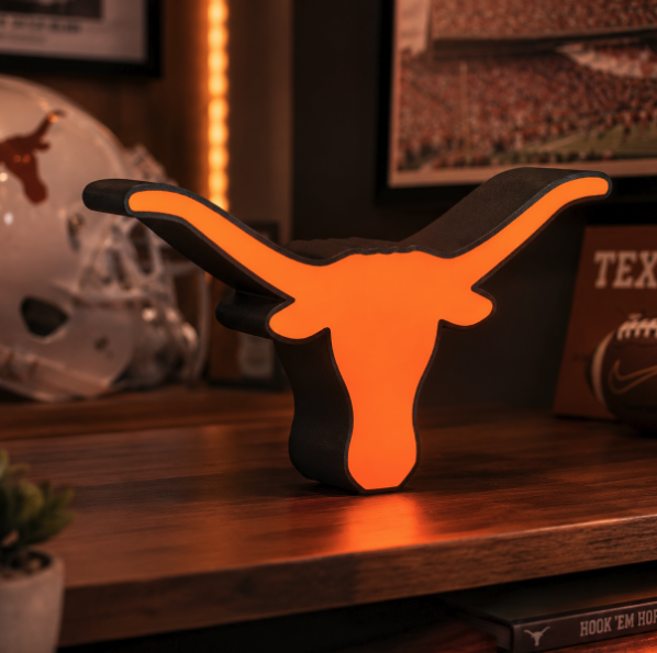 University of Texas LED Lightbox | Multicolor 3D Printable 3MF