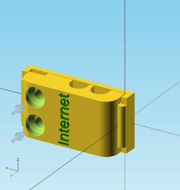 Ultimate cable support (customizable)