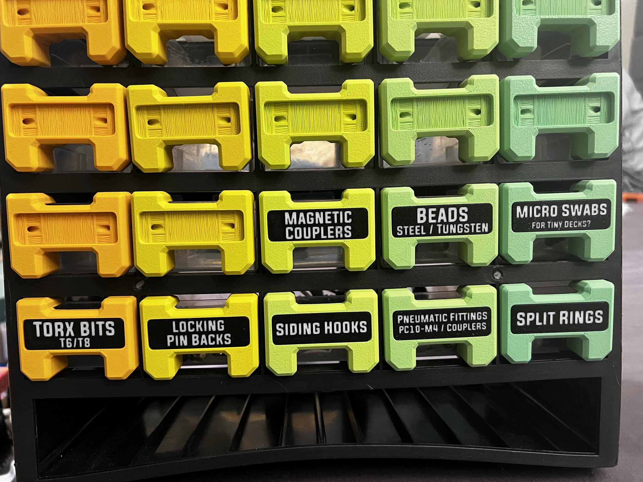 Printable labels for Parts Rainbow