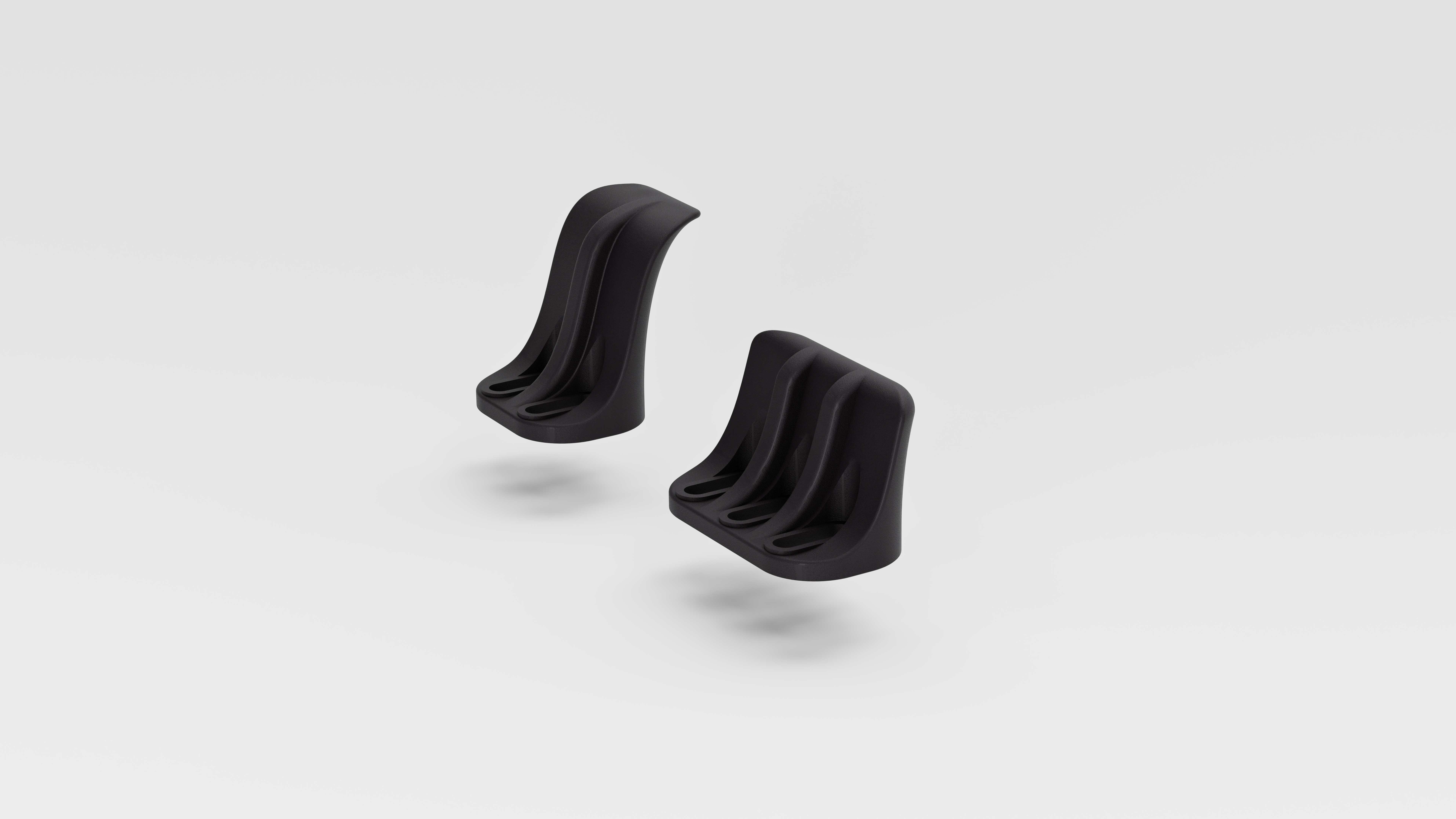 Reinforced pubpad hooks