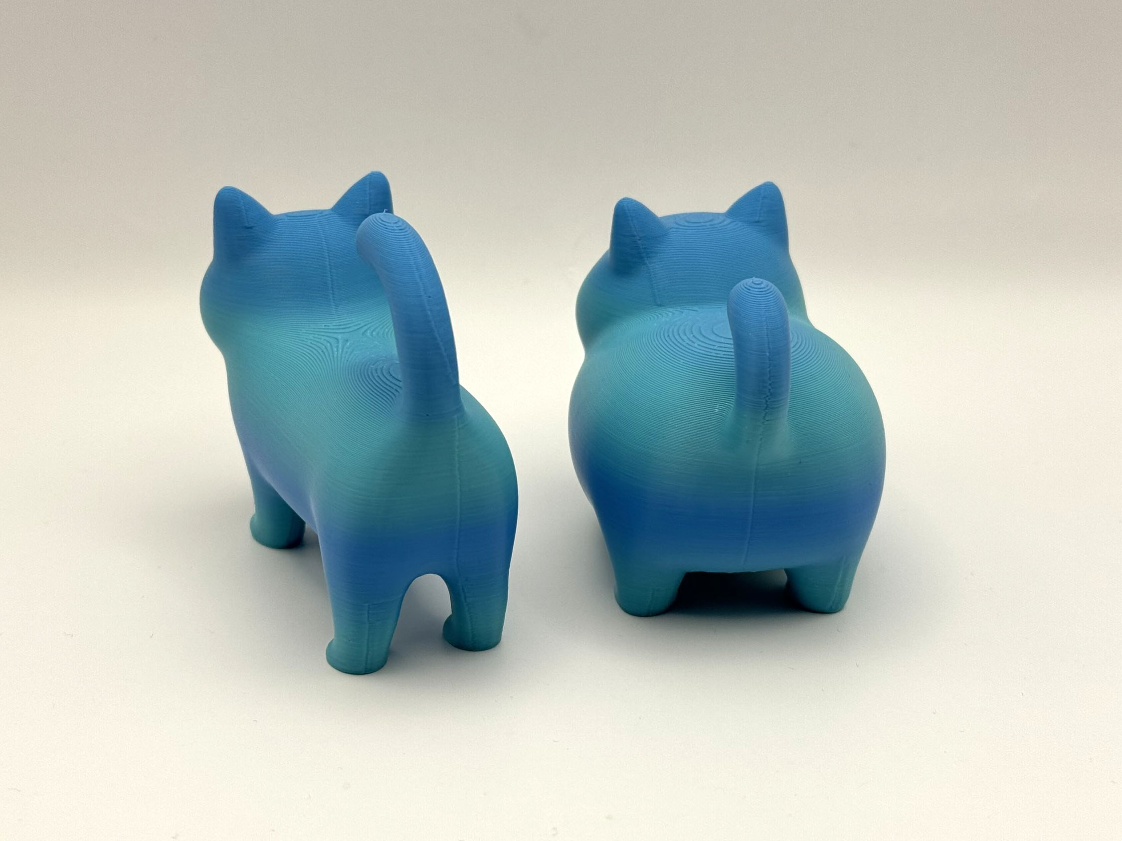 Miniatura 2 do modelo 3D Cat Duo – Happy & Grumpy