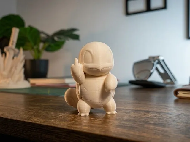 Squirtle "Not Today" - Funny Pokemon Statue