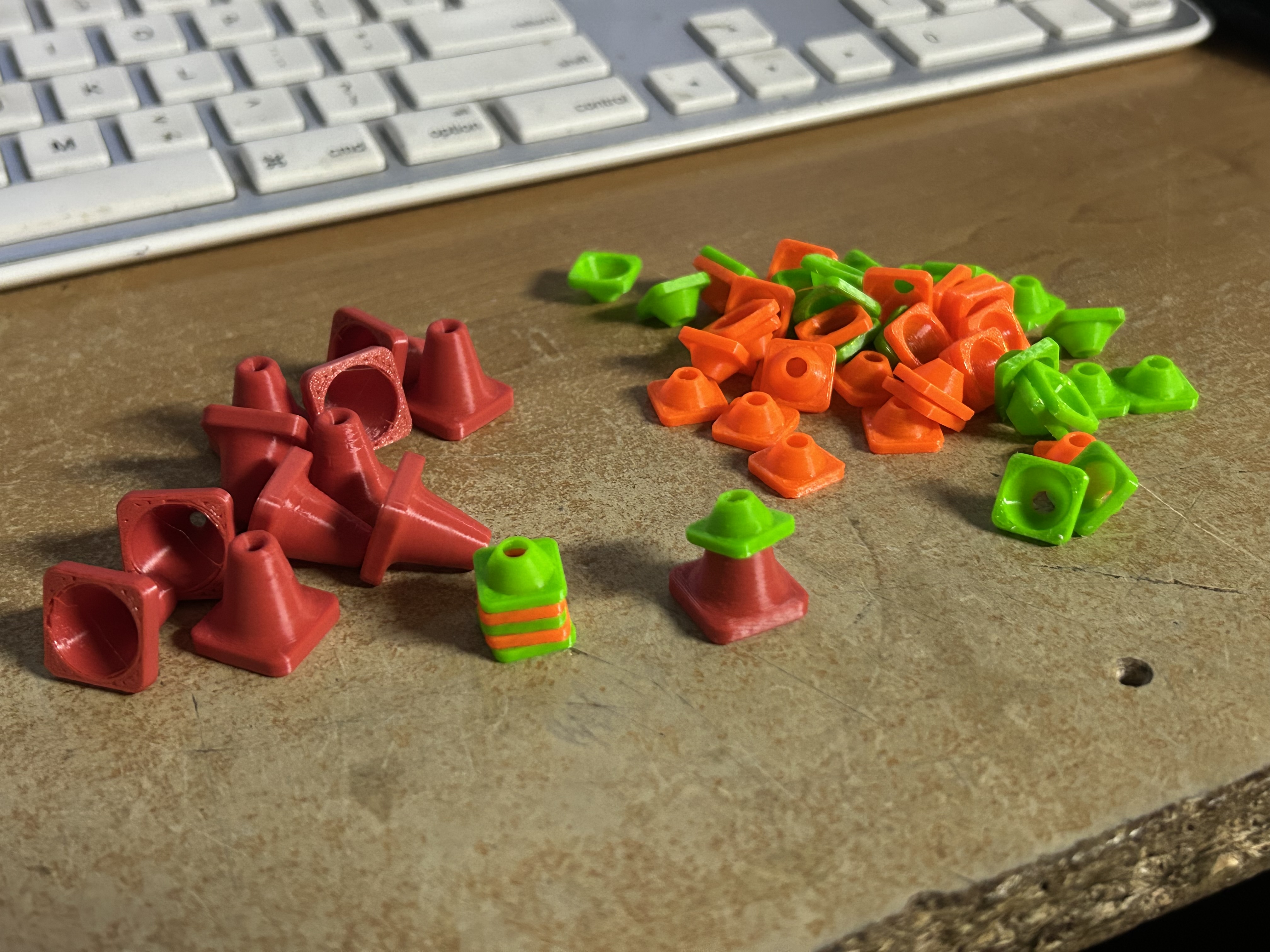 Miniatura 2 do modelo 3D Mini range cones